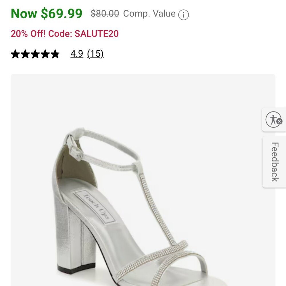 Touch Ups by Benjamin Walk-Gwen Sandal (heels)